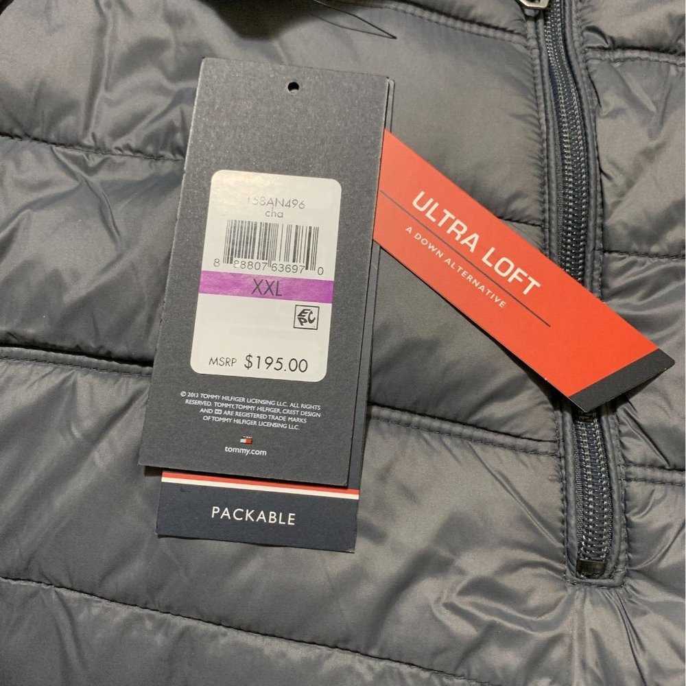 Tommy Hilfiger Men's Ultra Loft Lightweight Packable Puffer Jacket Size XXL - Picture 9 of 13